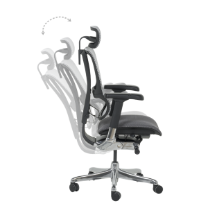 Ергономичен стол ERGOHUMAN IOO ELITE 2 - черна рамка - сив