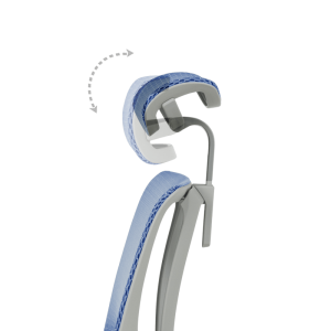 Ергономичен стол ERGOHUMAN IOO ULTRA - сива рамка - син