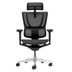 Ергономичен стол ERGOHUMAN IOO ULTRA - черна рамка - черен