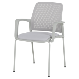 Посетителски стол Carmen 1138 G - светлосив