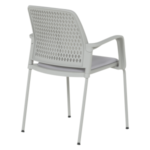 Посетителски стол Carmen 1138 G - светлосив