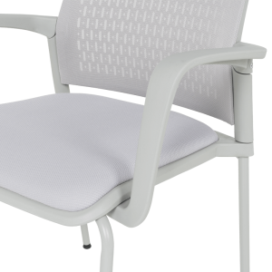 Посетителски стол Carmen 1138 G - светлосив