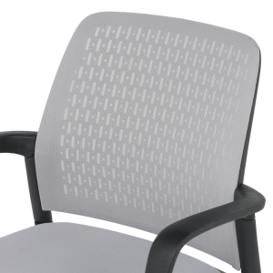 Посетителски стол Carmen 1138 CH - светлосив