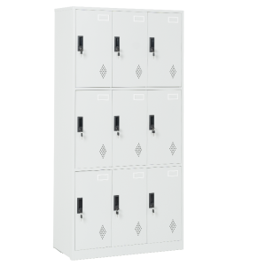 Метален шкаф Carmen CR-1244 GR - сив