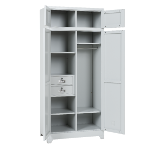 Метален шкаф Carmen CR-1229 GR - сив