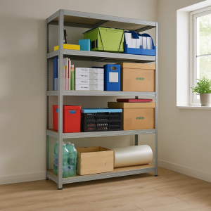 Метален стелаж STAR PL 213x120x60 см, до 250 кг на рафт - цинк