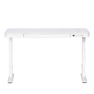 Ергономично регулируемо бюро Carmen CR-118 E - 140 см - бяло