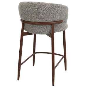 Бар стол MEMO - черен -кафяв 170 WAL