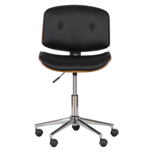 Работен офис стол Carmen 6403 - орех - черен