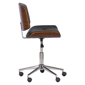 Работен офис стол Carmen 6403 - орех - черен