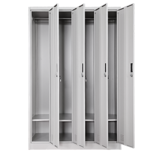 Метален шкаф Carmen CR-1242-4 J - сив