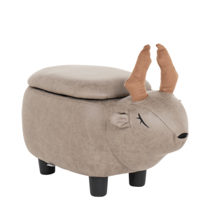 Детска табуретка с ракла - сив елен