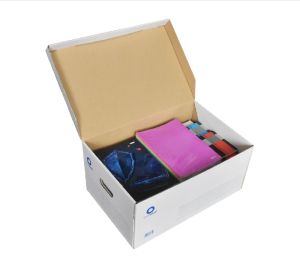 Кашон за архивни кутии Bluering Картонен, 540x360x250 mm, Бял