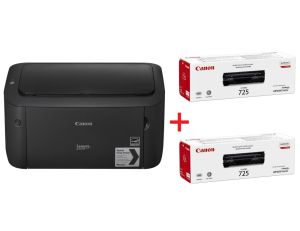 Лазерен принтер Canon i-SENSYS LBP6030B + 2x Canon CRG-725