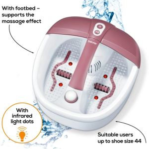 Масажор Beurer FB 35 Foot spa with aromatherapy, Foot spa with pedicure, temperature control, massage & magnetic field application; 3 attachments; 3 functions