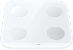 Везна Huawei Scale 3, Dobby-B19, Smart Body Fat Scale, Smart Health Monitoring, Elegant White