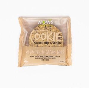 Бисквитка бадем и какаови зърна Mom's, без глутен 50 гр