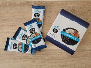 10 бр. Натурален десерт "Сарина" - АРОНИЯ и КОКОС 10бр. x 25 гр.