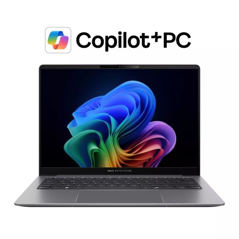 Лаптоп Asus ExpertBook P5405CSA-NZ0856,Ultra 7 258V 32GB 2.2 GHz (12MB Cache, up to 4.8 GHz, 8 cores),14" WQXGA (2560 x 1600) 16:10,AG, 144 Mhz,DDR5X 32GB (  on board ),1TB M.2 G4, Wi-Fi 6E. Bluetooth 5.4,VGA,HDMI, No OS, Grey