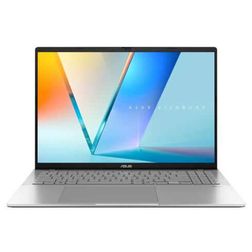 Лаптоп Asus Vivobook S S3607CA-RP037NA, Intel Ultra 7 255H 2.0 GHz (24MB Cache, up to 5.1 GHz, 16 cores, 16 Threads), 16.00" OLED WUXGA(WU) 1920X1200 16:10,144 Hz, LPDDR5  16GB  ( on BD),1TB SSD G4,Backlit Kbd, No OS, Cool Silver+Backpack, no adapter