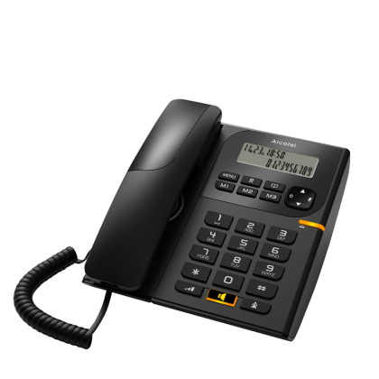 Стационарен телефон Alcatel T58 - черен