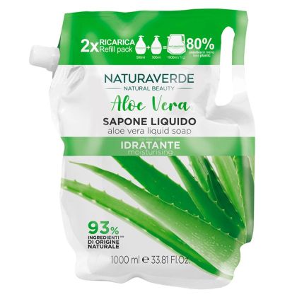 Течен сапун  Naturaverde Aloe Vera, Пълнител 1 l