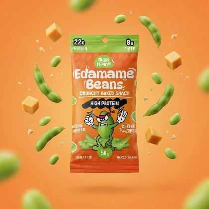 Протеинов снакс от печено Едамаме Сирене 50 g