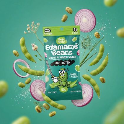Протеинов снакс от печено Едамаме Ранч 50 g