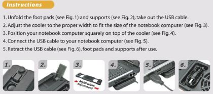 Охлаждаща система Neomounts Notebook Cooler (cools 15 degrees celcius)