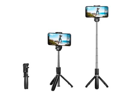 Селфи стик Natec Wireless Selfie Tripod Alvito BT 4.0 Black