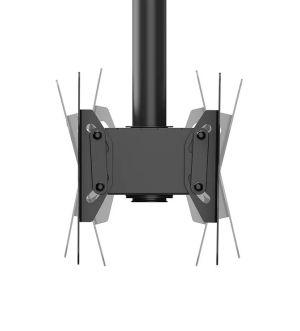 Стойка Neomounts Back-to-Back Screen Ceiling Mount (Height: 106-156 cm)