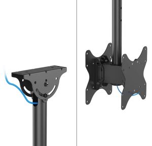 Стойка Neomounts Back-to-Back Screen Ceiling Mount (Height: 106-156 cm)