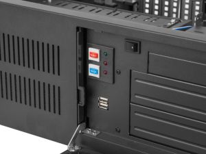 Кутия за сървър Lanberg rackmount server chassis ATX 450/10 19"/4U