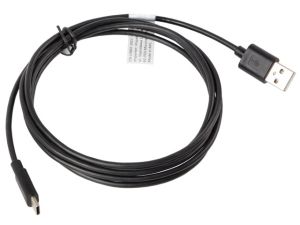 Кабел Lanberg USB-C(M) ->  USB-A (M) 2.0 cable 1.8m, black