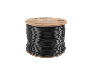 Кабел Lanberg LAN cable CAT.5e ftp 305m solid outdoor cu black fluke passed