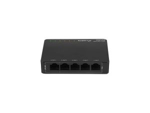 Комутатор Lanberg switch dsp3-1005-60w 5x 1GB poe+ (4 port poe 30w/port max 60w) unmanaged desktop
