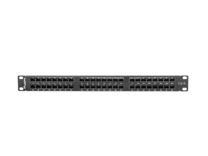 Пач панел Lanberg patch panel 48 port 1U CAT.6, black