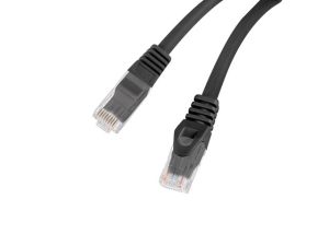 Кабел Lanberg patchcord CAT.6 utp lszh cu 3m black fluke passed