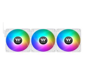 Вентилатор Thermaltake CT120 EX Reverse ARGB Sync PC Cooling Fan 3 Pack Magnetic Connect White