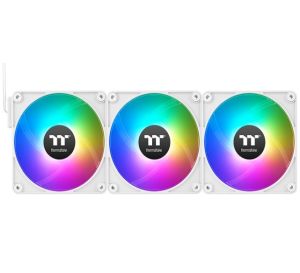 Вентилатор Thermaltake CT140 EX Reverse ARGB Sync PC Cooling Fan 3 Pack Magnetic Connect White