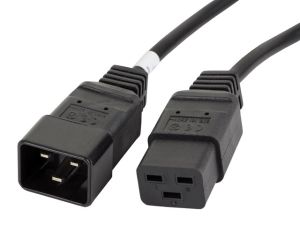 Кабел Lanberg EXTESION CABLE IEC 320 C19 / C20 1.8m VDE, black