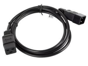 Кабел Lanberg EXTESION CABLE IEC 320 C19 / C20 1.8m VDE, black