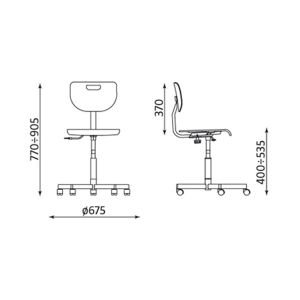 Стол Werek Работен, Шперплат, Бук