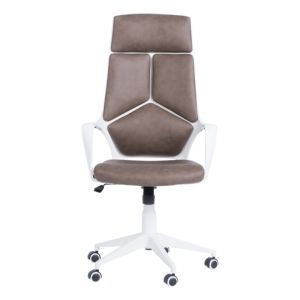 Стол Carmen 7500 Мениджърски, Текстил, Кафяв