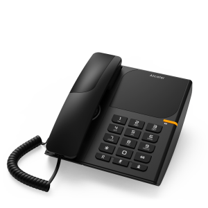 Стационарен телефон Alcatel T28 - черен