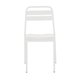 Метален градински стол ABA - бял