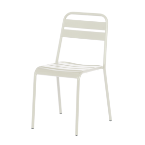 Метален градински стол ABA - светлосив