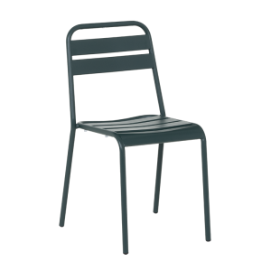 Метален градински стол ABA - тъмнозелен