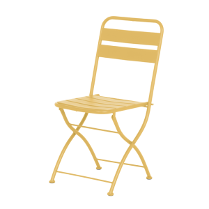 Сгъваем кетъринг стол YOM - жълт