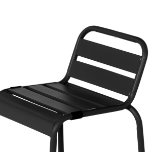 Кетъринг бар стол SHAKI - черен